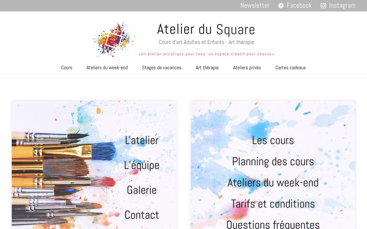 Aperçu du site Atelier du Square